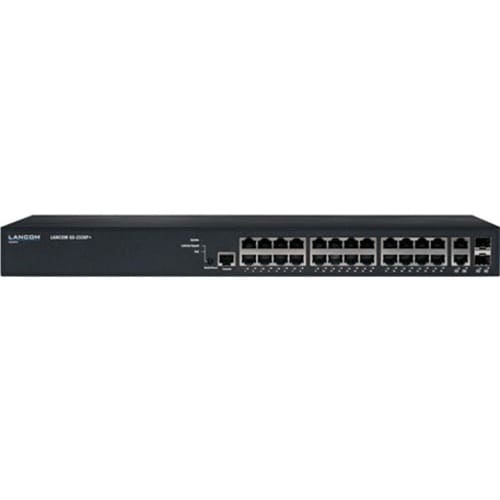 LANCOM GS-2326P+-Managed Layer-2-Switch mit 26 Ports, 24 PoE Gigabit Ethernet-Ports (Leistung max. 185 W nach 802.3af/at) 