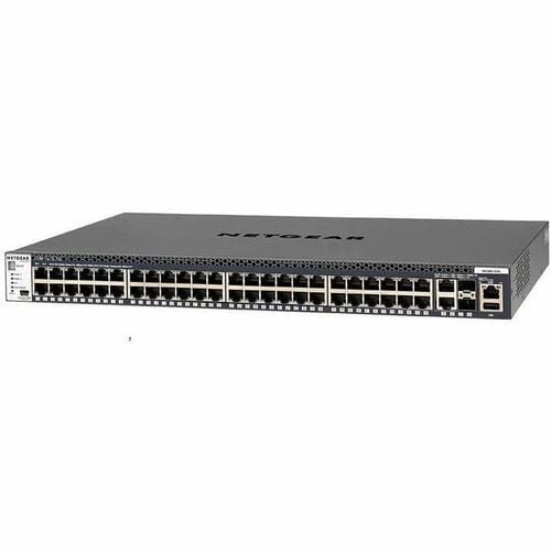 Netgear M4300 48x1G Stackable Managed Switch with 2x10GBASE-T and 2xSFP+ - 50 Ports - Manageable - Gigabit Ethernet, 10 Gi