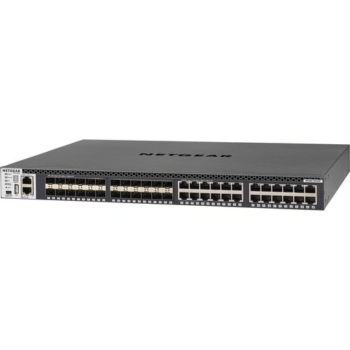 Netgear ProSafe M4300 M4300-24X24F (XSM4348S) 24 Anschlüsse Verwaltbar Layer 3 Switch - 10 Gigabit Ethernet, Gigabit-Ether