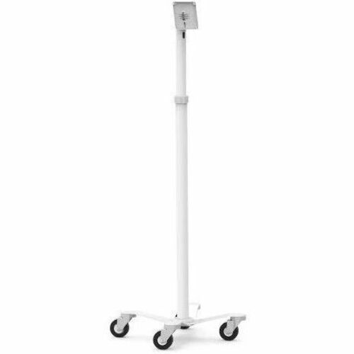 Compulocks Medical Rolling Cart - VESA Compatible White - 75x75mm & 100x100 mm VESA Mount Compatibility, Adjusts to True S