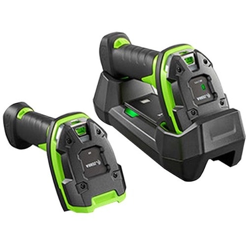 Zebra DS3608-HP Handheld Barcode Scanner - Cable Connectivity - Industrial Green - 1D, 2D - Imager