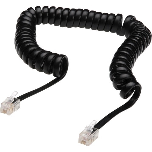 Digitus UAE Modular Spiral-Anschlusskabel. Kabellänge: 2 m, Anschluss 1: RJ10, Anschluss 2: RJ10. Verpackungsbreite: 140 m