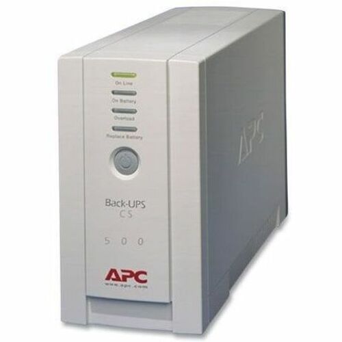 APC by Schneider Electric Back-UPS bk500 UPS em espera - 500 VA/300 W - 2,40 Minuto Stand-by - 120 V Input - Porta de série