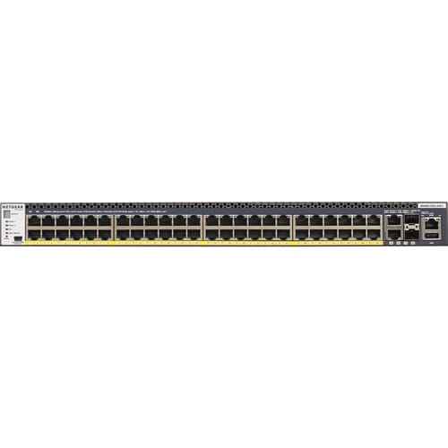 GSM4352PA M4300-52G-PoE+ (550W PSU) stackl.mgd.Managed Switch mit 48x1G PoE+ und 4x10G incl.2x10GBASE-T and 2xSFP+ Layer 3