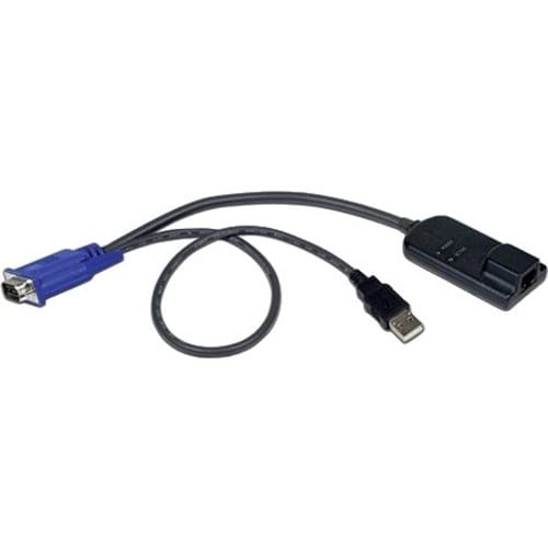 Dell RJ-45/USB/VGA Video/Data Transfer Cable for Video Device, Common Access Card (CAC) Reader, Keyboard/Mouse, USB Device