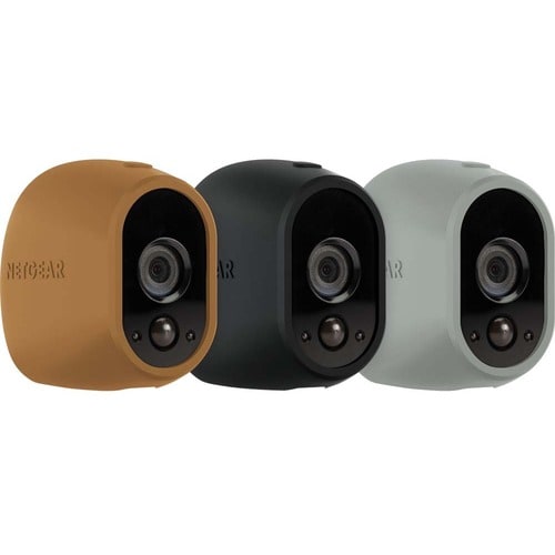 ARLO 3 SILICON COVERS 1X BROWN BLACK GREY