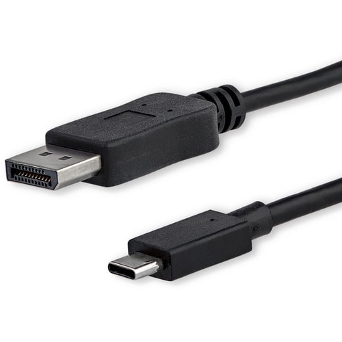 StarTech.com 6ft/1.8m USB C to DisplayPort 1.2 Cable 4K 60Hz - USB Type-C to DP Video Adapter Monitor Cable HBR2 - TB3 Com