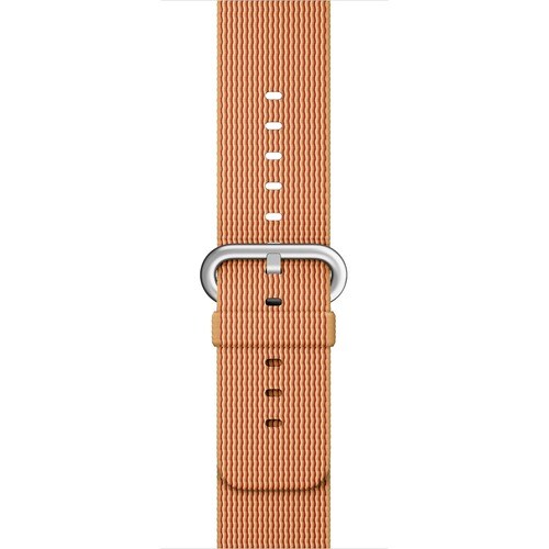 38MM GOLD/RED WOVEN NYLON BAND (FITS 125-195MM WRISTS)