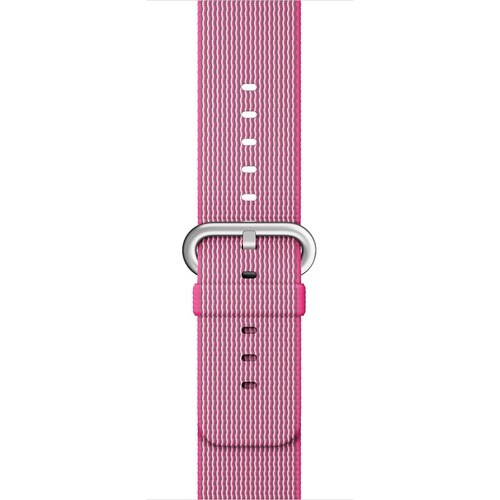 38MM PINK WOVEN NYLON BAND (FITS 125-195MM WRISTS)