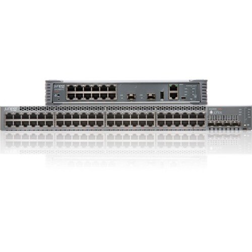 EX2300 48-port 10/100/1000BaseT PoE+ 4 x 1/10G SFP/SFP+ (optics sold separately)