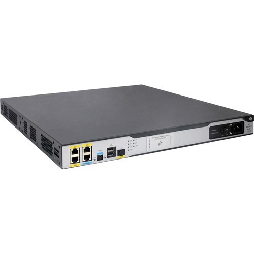 HPE MSR3012 AC Router - 3 Ports - Management Port - 5 - Gigabit Ethernet - 1U - Desktop, Rack-mountable - 1 Year