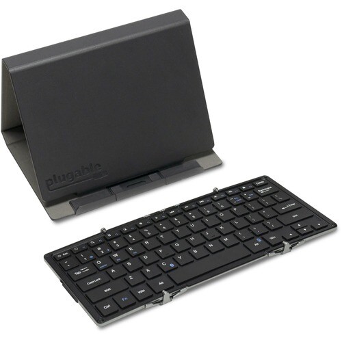 Plugable Foldable Bluetooth Keyboard Compatible with iPad, iPhones, Android, and Windows - Full-Size Multi-Device Keyboard