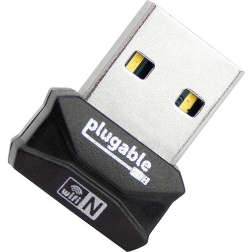 Plugable USB 2.0 Wireless N 802.11n 150 Mbps Nano WiFi Network Adapter - (Realtek RTL8188EUS Chipset) Plug and Play for Wi