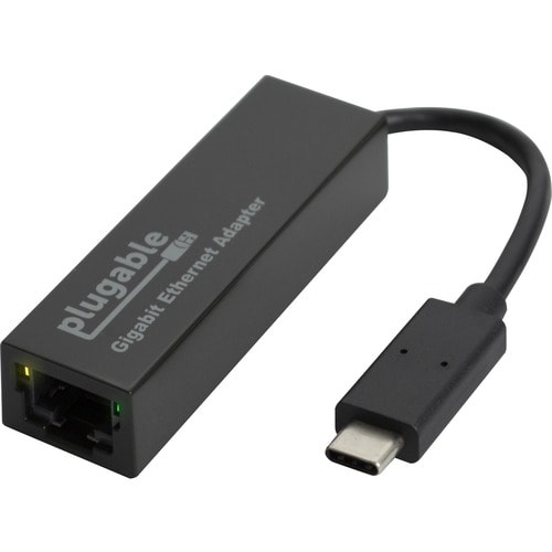 Plugable USB C Ethernet Adapter, Fast and Reliable Gigabit Connection - Compatible with Windows 11, 10, 8.1, 7, Linux, Chr