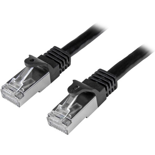 StarTech.com 2m Cat6 Patch Cable - Shielded (SFTP) Snagless Gigabit Network Patch Cable - Black - Deliver high-performance