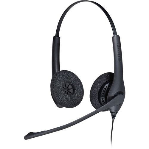 Jabra BIZ 1500 Wired Over-the-head Stereo Headset - Binaural - Supra-aural - 150 Ohm - 20 Hz to 4.50 kHz - 95 cm Cable - N