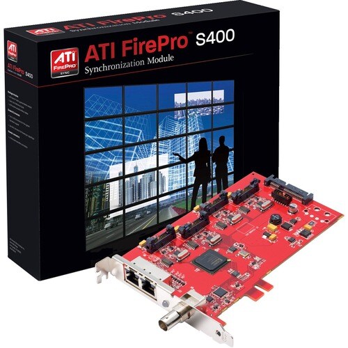 AMD Video Sync Card - Plug-in Card - Functions: Synchronization - PCI Express x16 - PAL, NTSC - Frame Lock/Genlock - Netwo
