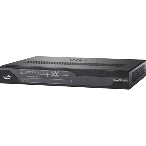 Cisco 890 892FSP Router - Recondicionado - 9 Portas - Porta de gestão - 1 - Gigabit Ethernet - Secretária