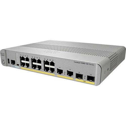 Cisco Catalyst 2960-CX 2960CX-8TC-L 10 Portas Gerenciável Comutador de camada 3 - Gigabit Ethernet - 10/100/1000Base-T, 10