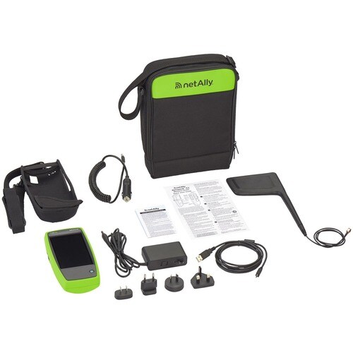 NetAlly AirCheck G2 WLAN Wireless Tester - Includes: AirCheck G2, Ext. antenna, Auto Charger, Holster. Wireless Connectivi