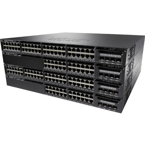 Commutateur Ethernet Cisco Catalyst 3650 3650-24PD 24 Ports Gérable - 10/100/1000Base-T - Remis à Neuf - 3 Couche supporté