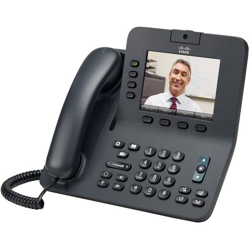 Cisco 8945 Telefone IP - Recondicionado - Cinzento - 4 x Total Line - VoIP - Unified Communications Manager - 2 x Rede (RJ