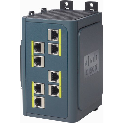 Cisco IEM-3000-8TM, Refurbished, 10,100 Mbit/s, 1 Gbit/s, 926999 h, Cisco IE-3000-4TC, IE-3000-8TC, 2,8 W, -40 - 75 °C