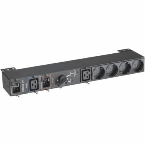 Eaton PDU - Hot-swappable, Maintenance Bypass - IEC 60320 C20 - 4 x Schuko, 1 x IEC 60320 C19 - 230 V AC Input - 1U - Hori