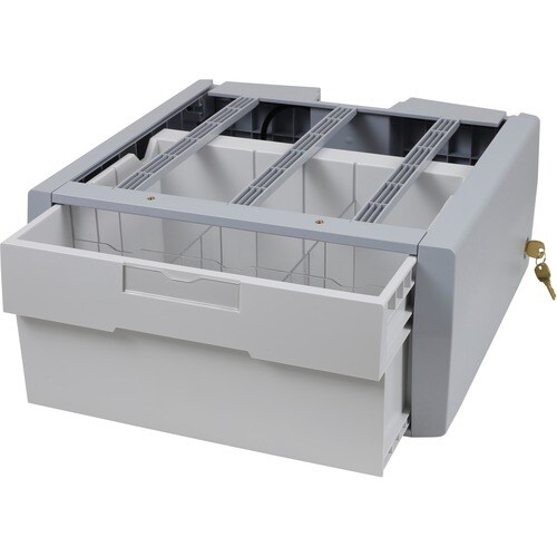 Ergotron SV43/44 Supplemental Single Tall Drawer - 1 kg Load Capacity - 457.2 mm Length x 457.2 mm Width x 241.3 mm Height