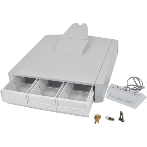 Ergotron SV44 Primary Triple Drawer for LCD Cart - Grey