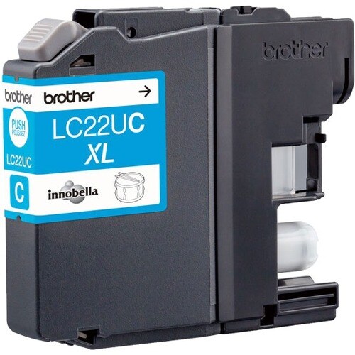 Brother LC22UC Tintenstrahl Tintenpatrone - Cyan - Originaler Pack