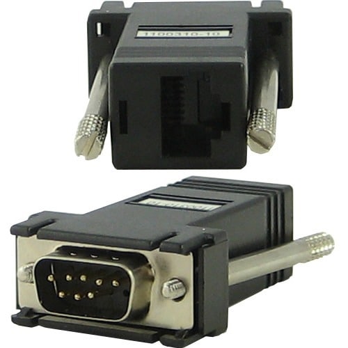 Perle DBA0021C Data Transfer Adapter - RJ-45 Network Female - 9-pin DB-9 Serial Male