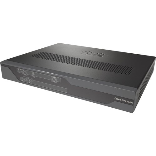 Cisco 887VAW Wi-Fi 4 IEEE 802.11n ADSL2+, Ethernet Modem/router sem fios - Recondicionado - 2.40 GHz Banda ISM - 6.75 MB/s