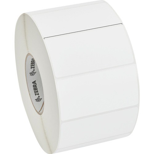 Zebra Z-Perform 4000T Multipurpose Label - 4" Width x 2" Length - Permanent Adhesive - Rectangle - Thermal Transfer - Brig