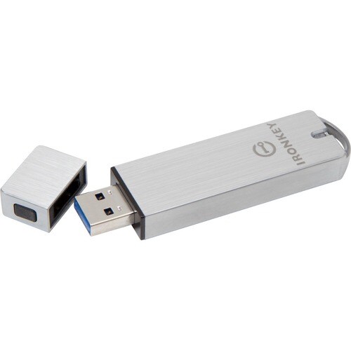 IronKey Enterprise S1000 Encrypted Flash Drive - 128 GB - USB 3.0 - 256-bit AES