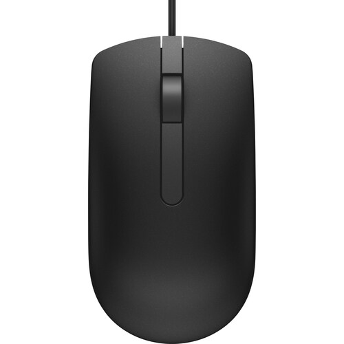 Dell MS116 Rato - USB - Ótico - 2 Taste(n) - Preto - Cabo - 1000 dpi - Roda de deslocação