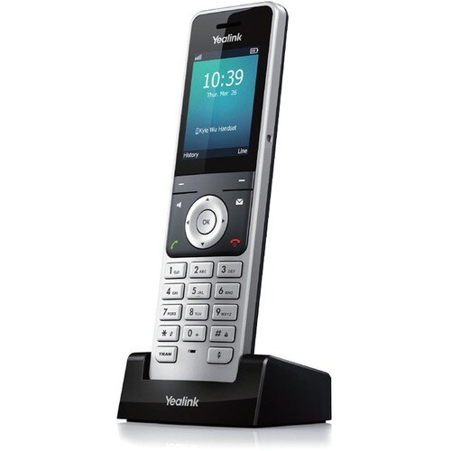 Yealink W56H Handset - Cordless - DECT - 100 Phone Book/Directory Memory - 6.1 cm (2.4") Screen Size - USB - Headset Port 