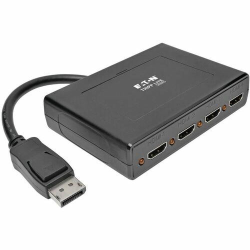 Eaton Tripp Lite Series 4-Port DisplayPort to HDMI Multi-Monitor Splitter, MST Hub, 4K 60Hz UHD, DP1.2, TAA - 3840 × 2160 