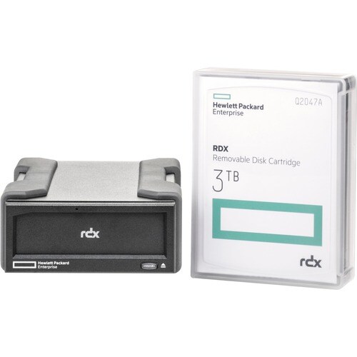 HPE 3 TB Hard Drive Cartridge - External - USB 3.0 - 3 Year Warranty
