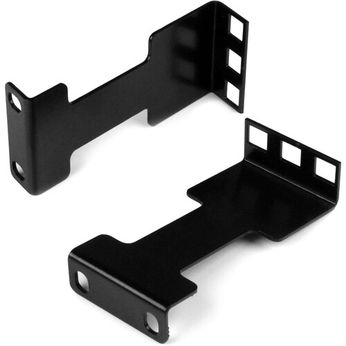 StarTech.com Rail Depth Adapter Kit for Server Racks - 4 in. (10 cm) Rack Extender - 1U - 4.54 kg Load Capacity - Steel - 