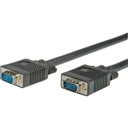 Cavo Video ITB VGA - for Dispositivo video - Estremità 2: 1 x 15-pin HD-15 - Male - Nickel Connettore placcato - Nero