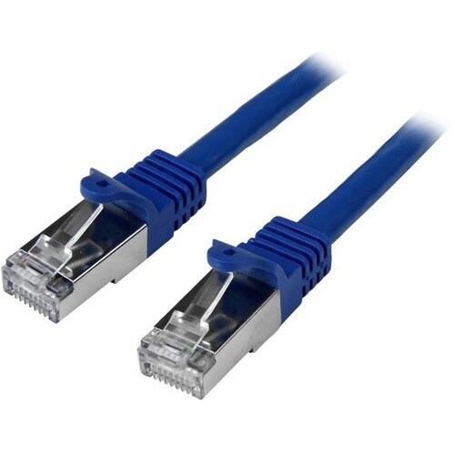 StarTech.com Cavo di rete Cat6 Ethernet Gigabit - 100% Rame - Cavo Patch RJ45 SFTP da 2m - Blu - Cable for Dispositivo di 
