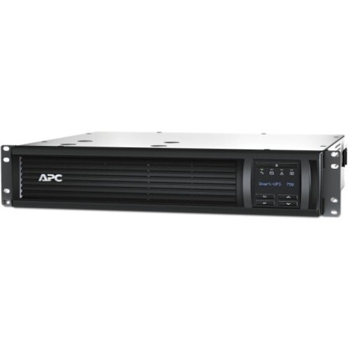 APC by Schneider Electric Smart-UPS Line-interactive UPS - 750 VA/500 W - 2U Rack-mountable - 3 Hour Recharge - 230 V AC I