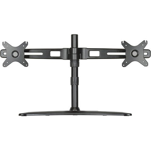 DoubleSight Dual Monitor Stand, accommodates up to 27" Monitors - Up to 27" Screen Support - 40 lb Load Capacity - 16" Hei