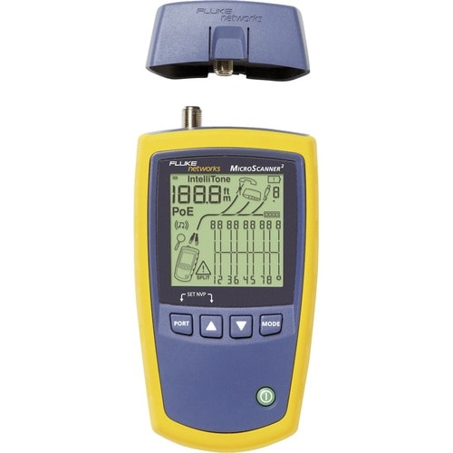 Assmann MicroScanner2 ACT-MS2-100 Cable Analyzer - LCD - Wiremap, Cable Signal Testing, Coaxial Cable Testing, Twisted Pai