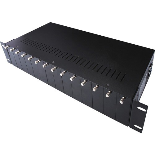 Digitus 14 Slot Media Converter Chassis - 2U