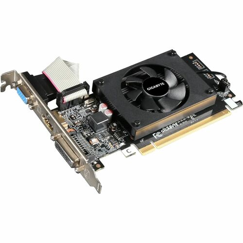 GIGABYTE1 NVIDIA GeForce GT 710 Graphic Card - 2 GB DDR3 SDRAM - Low-profile - 4096 x 2160 - 954 MHz Core - 64 bit Bus Wid