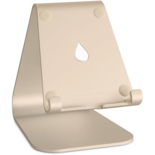 Rain Design mStand mobile stand - Gold - Designed to uplift. Created for the Apple iPhone and iPad mini, and suitable for 