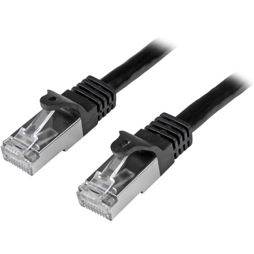 StarTech.com 2m Cat6 Patch Cable - Shielded (SFTP) Snagless Gigabit Network Patch Cable - Black - Deliver high-performance