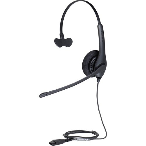 Jabra BIZ 1500 Headset - Mono - Quick Disconnect - Wired - 150 Ohm - 20 Hz to 4.50 kHz - Over-the-head - Monaural - Supra-